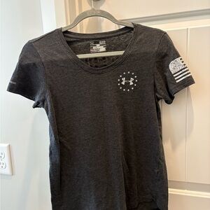 Under Armour Women's Charcoal Tee with Graphic